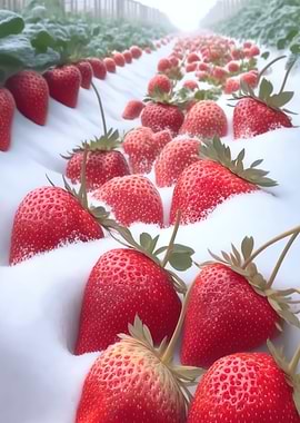 red strawberries