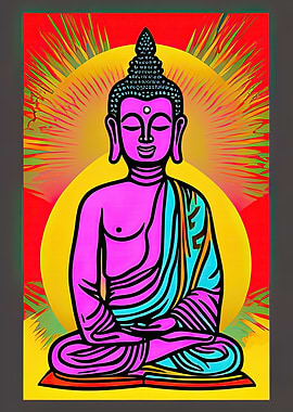 Pop Art Buddha 02