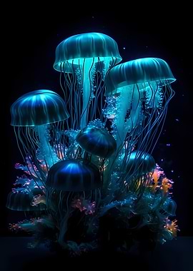 Water Jellyfish Neon
