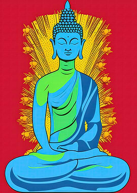 Pop Art Buddha 06