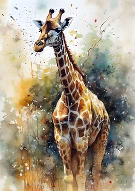 Singgle giraffe