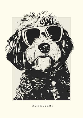 Aussiedoodle Illustration