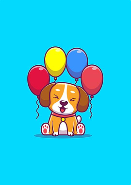 Cute Dog Birthday Party