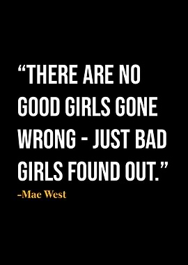 Mae West Quote