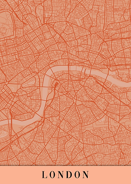 London Orange Map