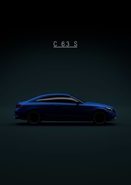 C63 S AMG Coupe 2019 Blue