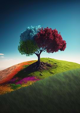 colorful tree