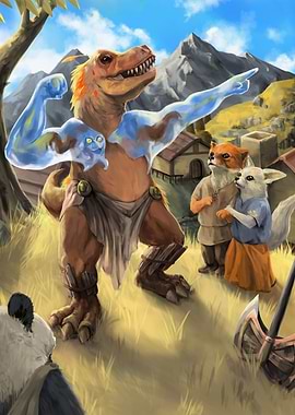 Barbarian T Rex