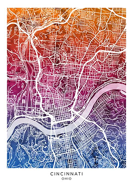 Cincinnati Ohio Map