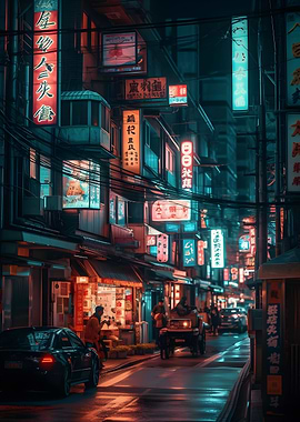 Cyberpunk city 1