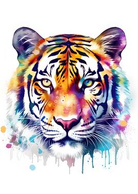 Colorful Tiger