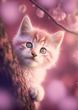 A cute kitten