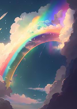 Clouds and rainbows