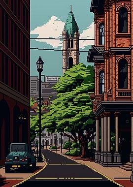 Albany Pixel art