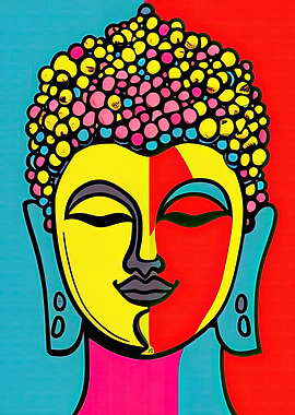 Pop Art Buddha 12