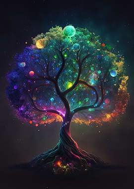 A galaxy tree