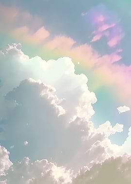 Clouds and rainbows