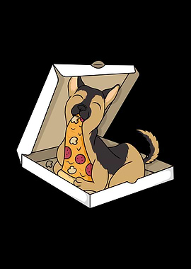 German Shepherd Pizza