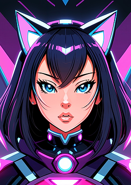 Cyber Cat Girl Army