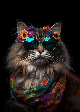 Hippie Cat