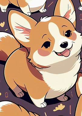 Cute Corgi Dog Animal