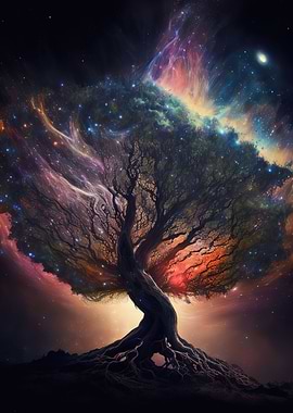 A galaxy tree