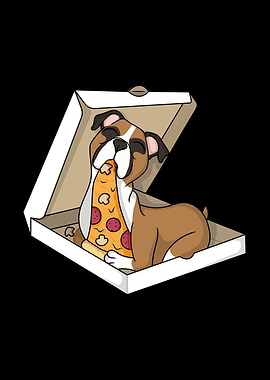 Boxer Dog Pizza
