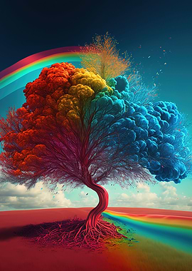 colorful tree