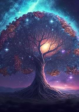 A galaxy tree