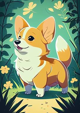 Cute Corgi Dog Animal