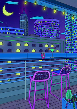 New York City rooftop