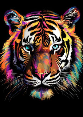 Colorful Tiger