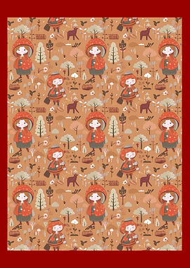 Little red riding hood in