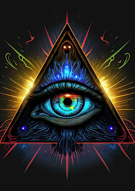 Eye inside a pyramid