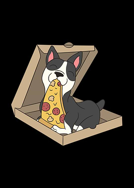 Boston Terrier Pizza