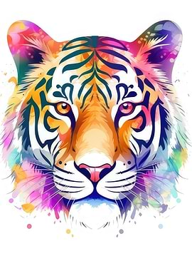Colorful Tiger
