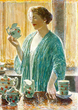 Strawberry Tea Set Hassam