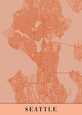 Seattle Orange Map