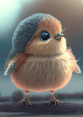 cute bird baby