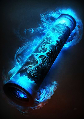 Powerful magic scroll