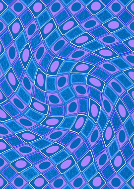 Blue lilac y2k swirl