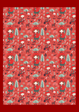 Little red riding hood in