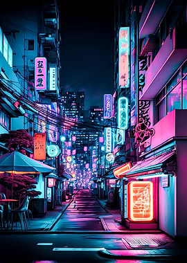 Tokyo japan neon