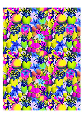 Tropical cubist fruits