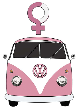 Retro camper toilet sign