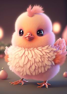 cute bird baby