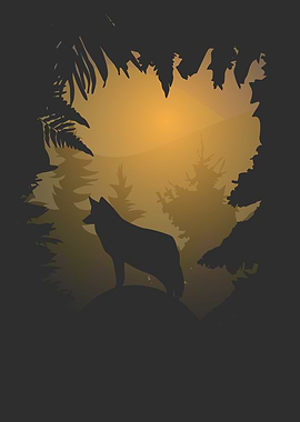 wolf silhouette 6