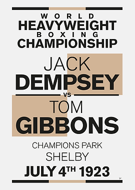 1923 Dempsey vs Gibbons