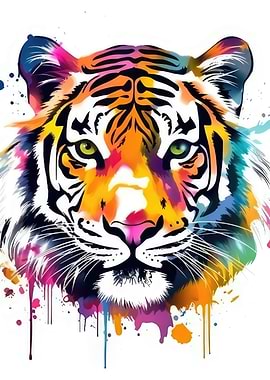 Colorful Tiger
