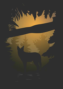 wolf silhouette 4